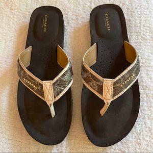 Coach Judy flip flops